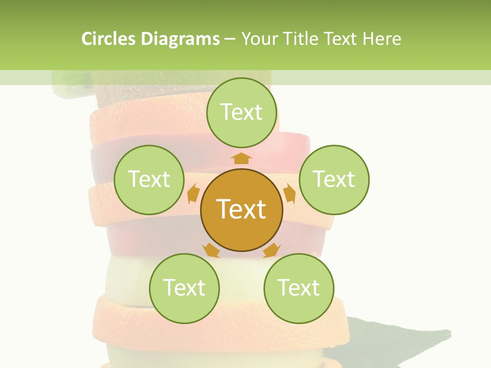 Background Tasty Half PowerPoint Template