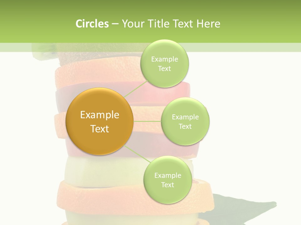 Background Tasty Half PowerPoint Template