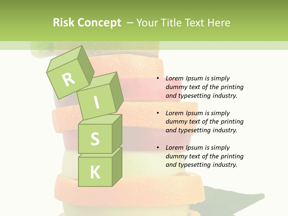 Background Tasty Half PowerPoint Template
