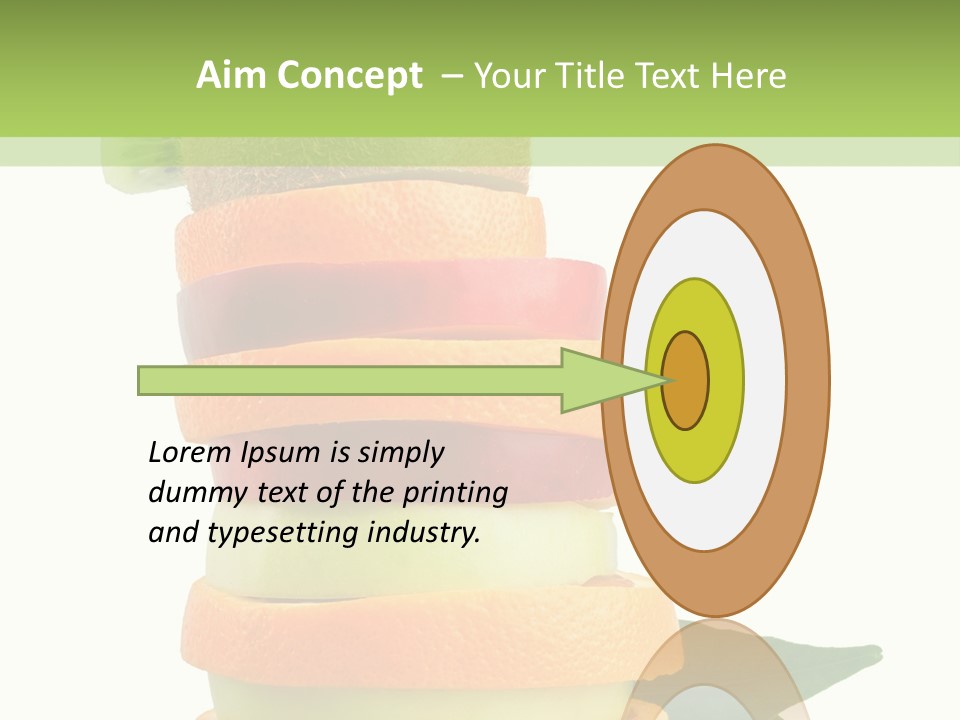 Background Tasty Half PowerPoint Template