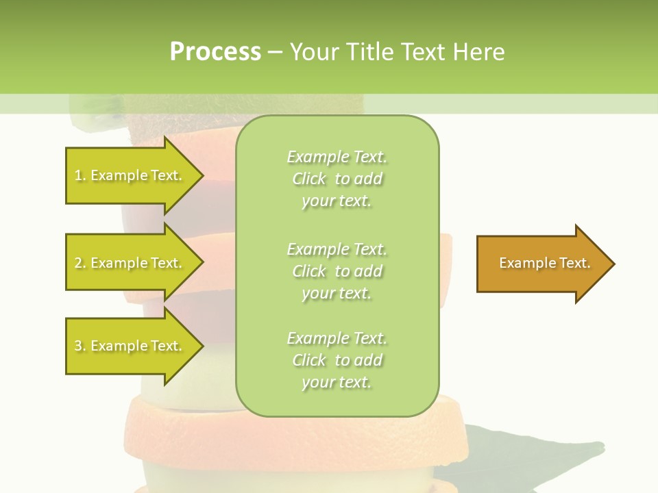 Background Tasty Half PowerPoint Template