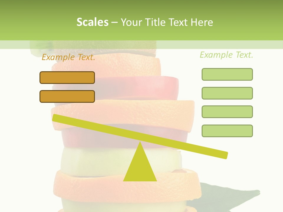 Background Tasty Half PowerPoint Template