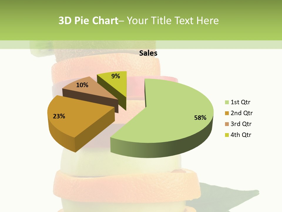 Background Tasty Half PowerPoint Template