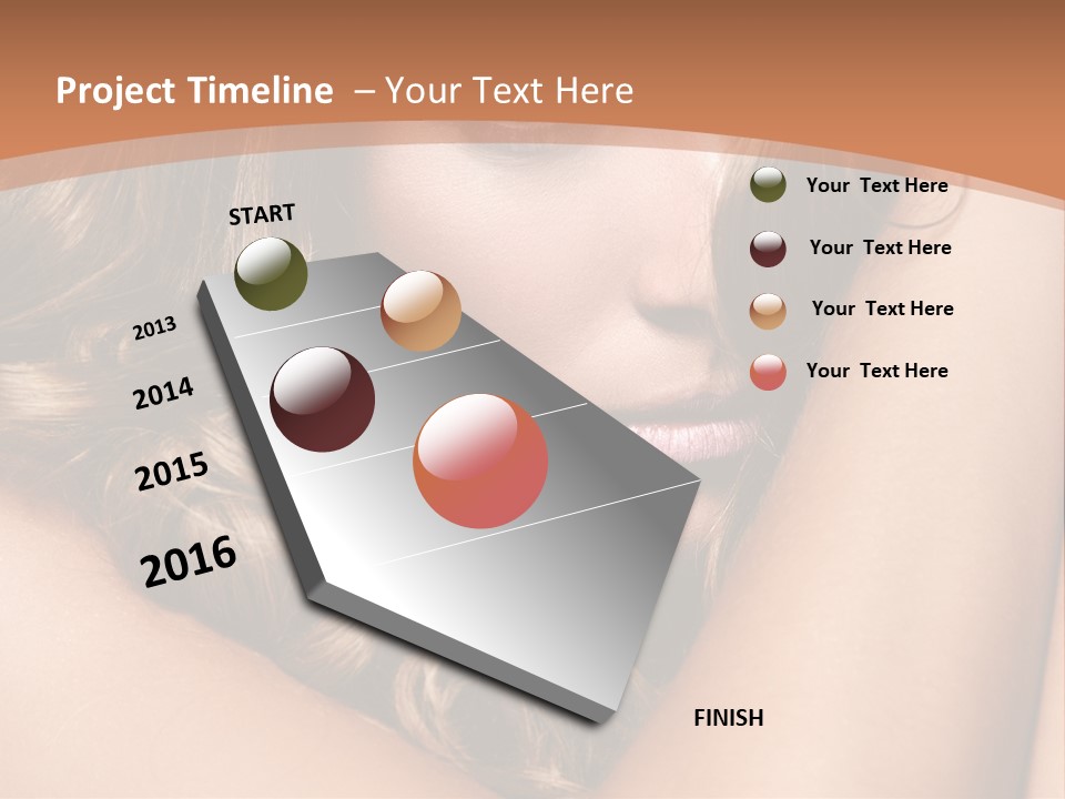 Escape Blouse Hurricane PowerPoint Template