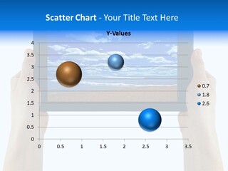 Isolated Mobile Holding PowerPoint Template