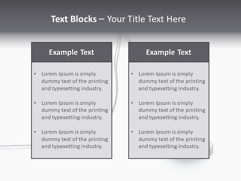 Sew Background Button PowerPoint Template