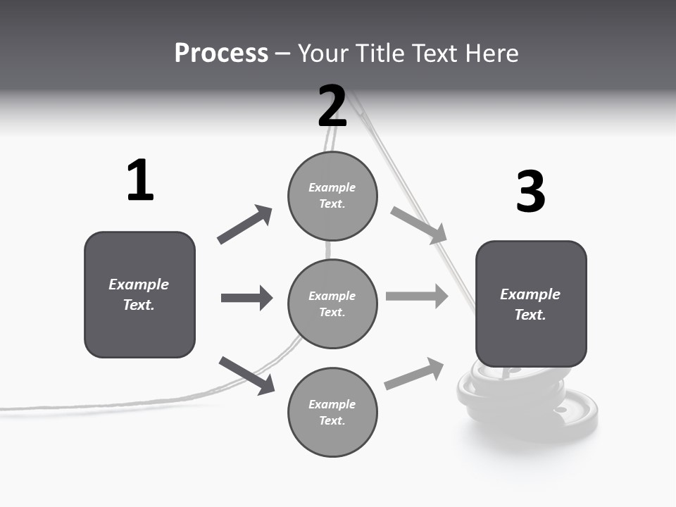Sew Background Button PowerPoint Template