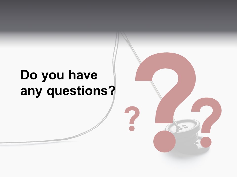 Sew Background Button PowerPoint Template