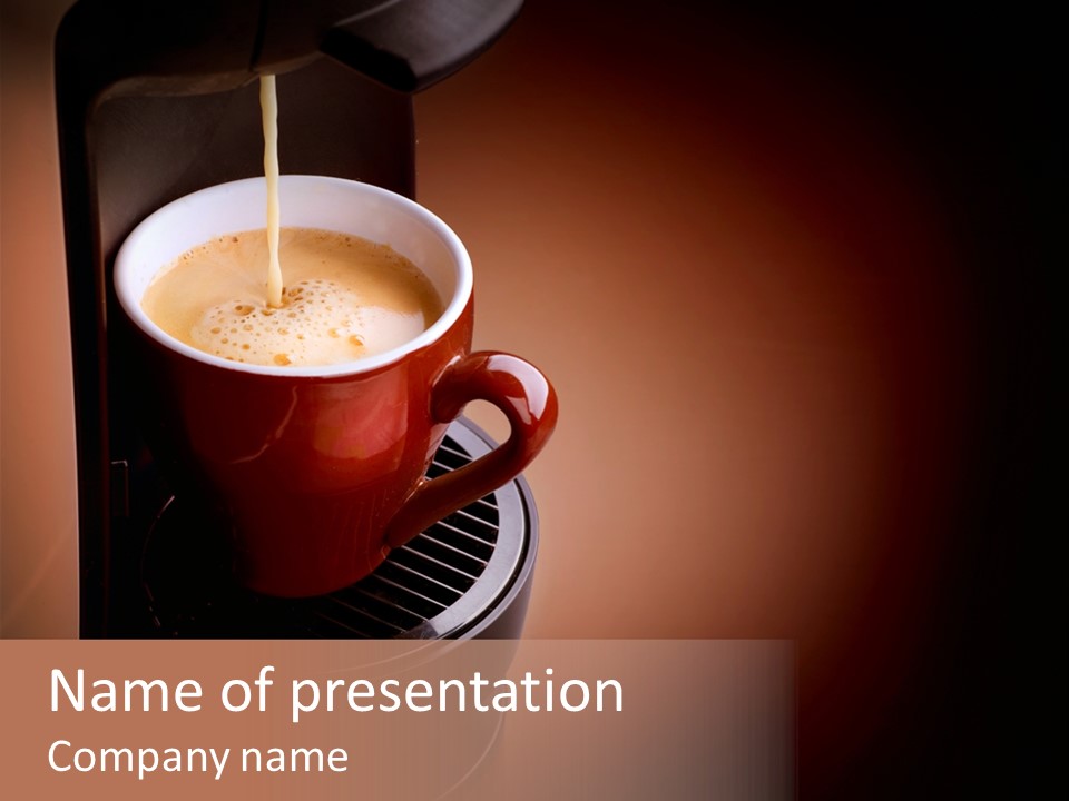 Black Aroma Traditional PowerPoint Template