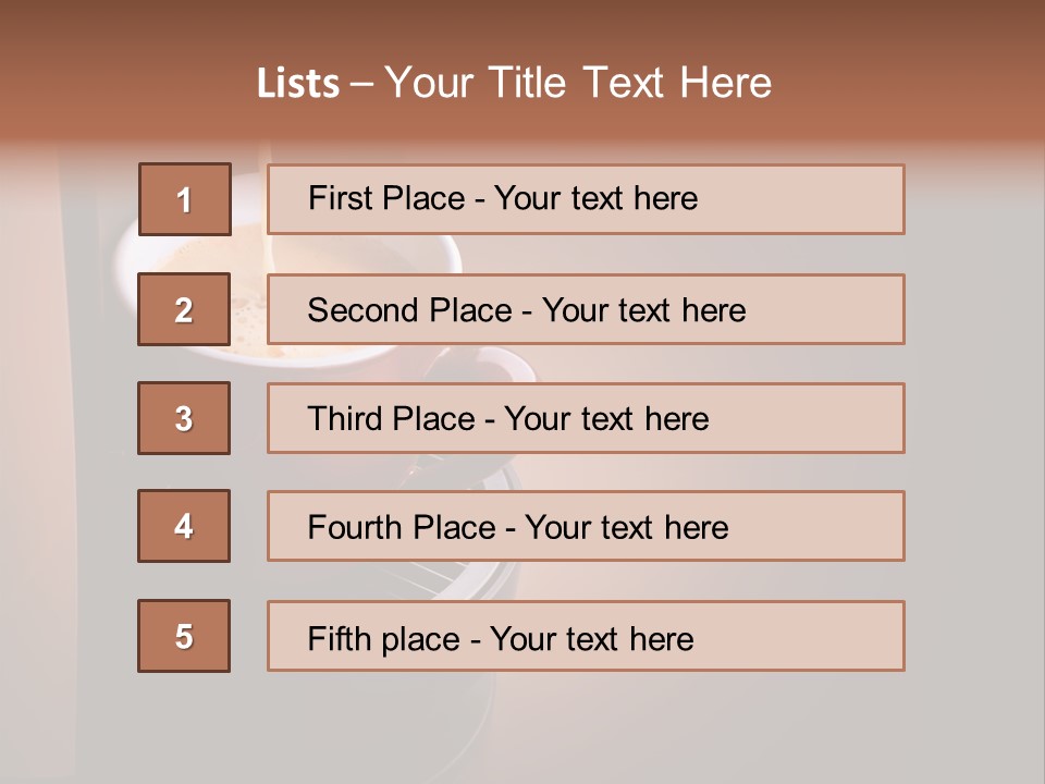 Black Aroma Traditional PowerPoint Template