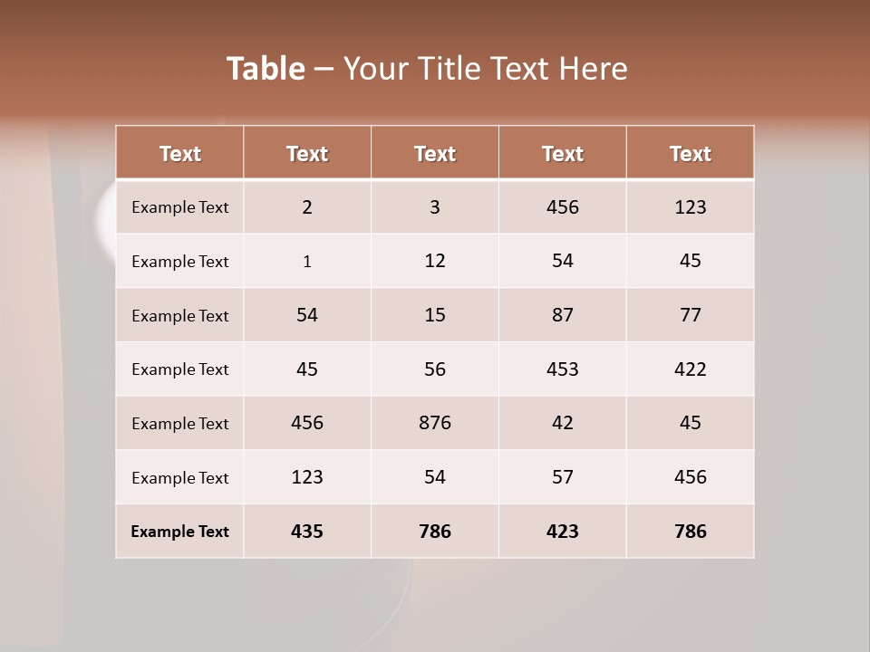 Black Aroma Traditional PowerPoint Template