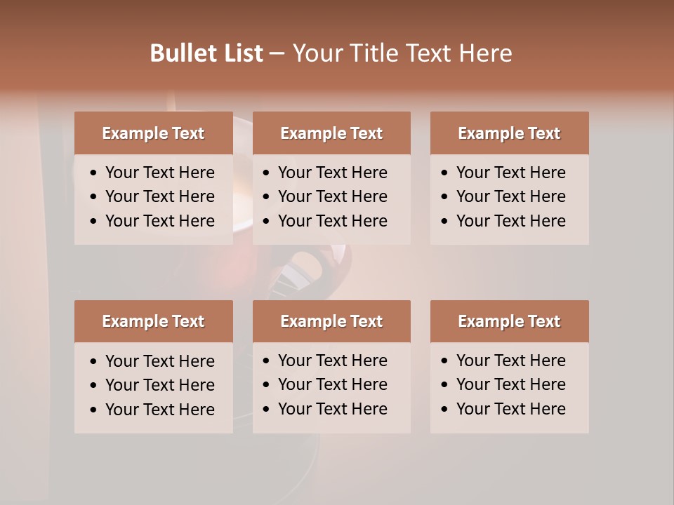 Black Aroma Traditional PowerPoint Template