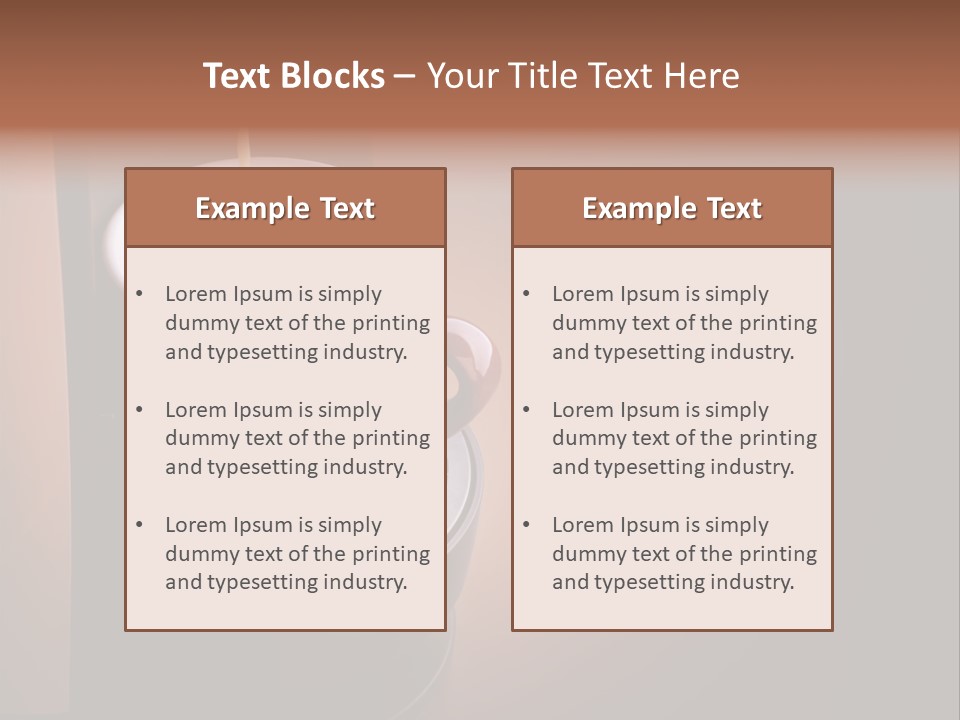 Black Aroma Traditional PowerPoint Template