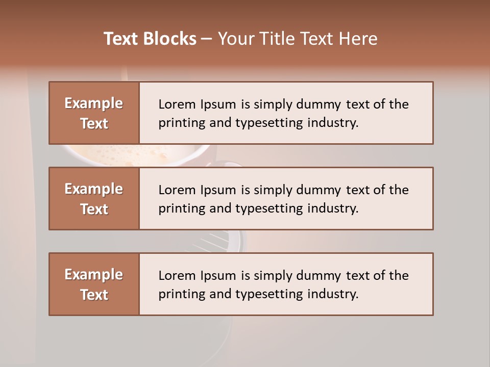Black Aroma Traditional PowerPoint Template