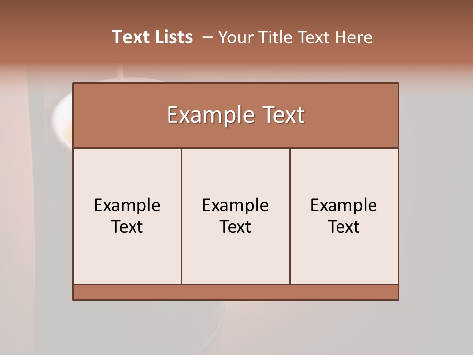 Black Aroma Traditional PowerPoint Template
