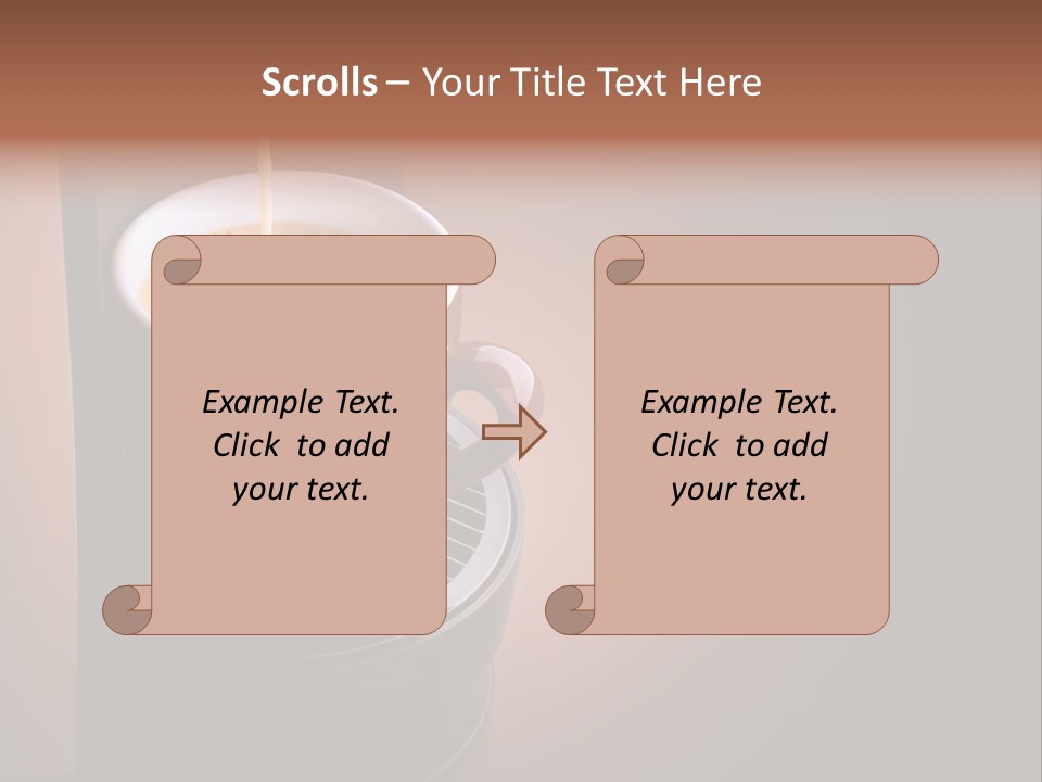 Black Aroma Traditional PowerPoint Template