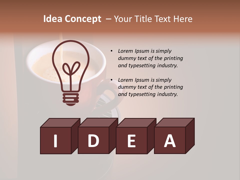 Black Aroma Traditional PowerPoint Template