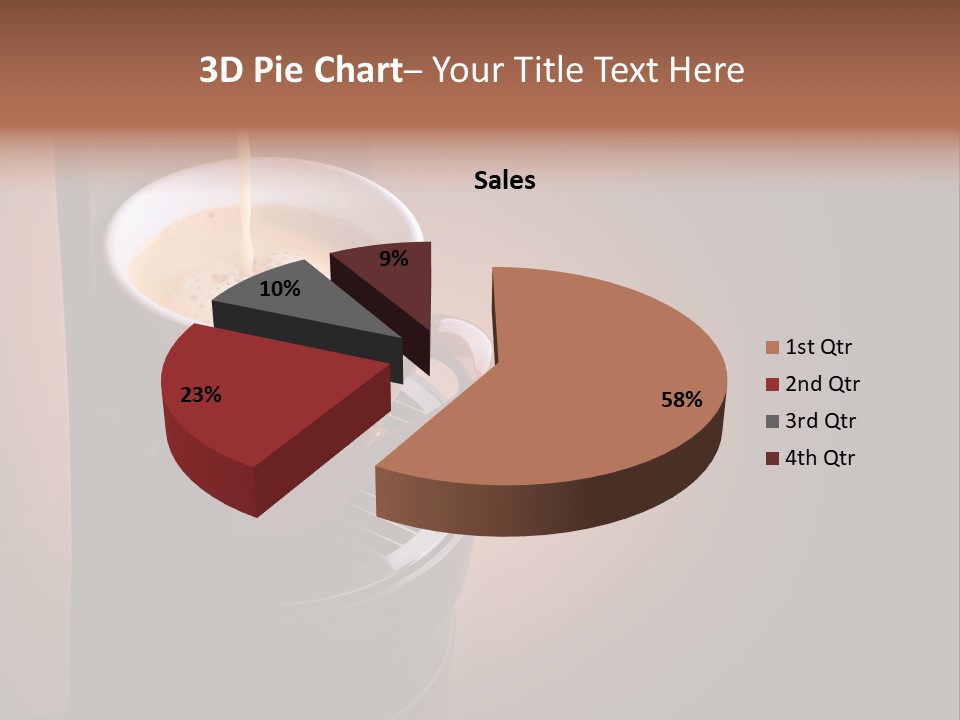 Black Aroma Traditional PowerPoint Template