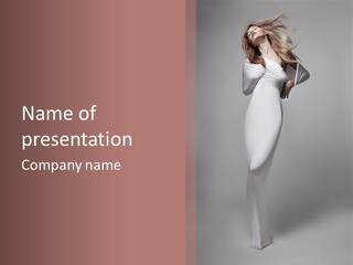 Goddess Figure Body PowerPoint Template