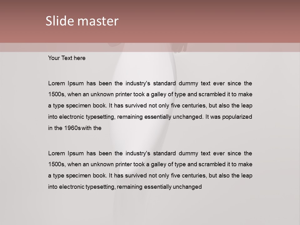 Goddess Figure Body PowerPoint Template