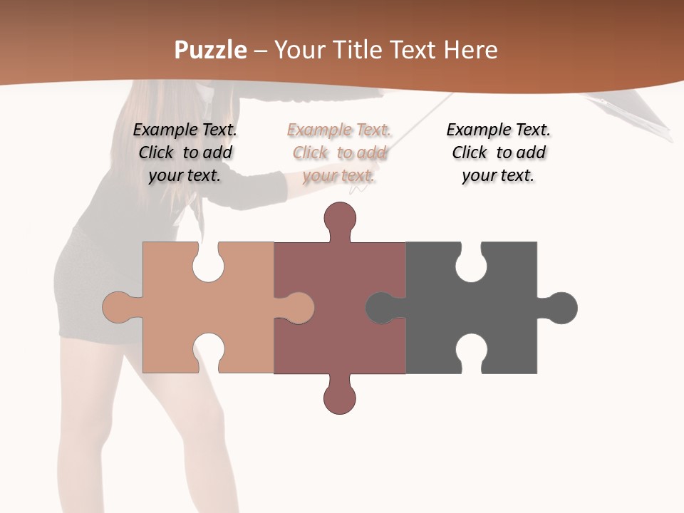 Punch White Cinnamon PowerPoint Template