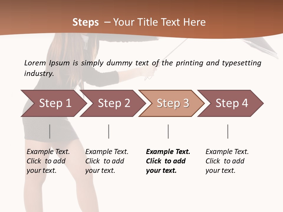 Punch White Cinnamon PowerPoint Template