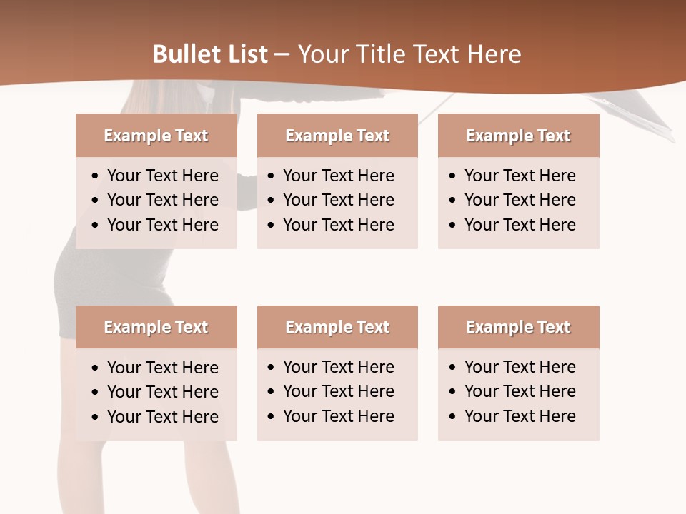 Punch White Cinnamon PowerPoint Template