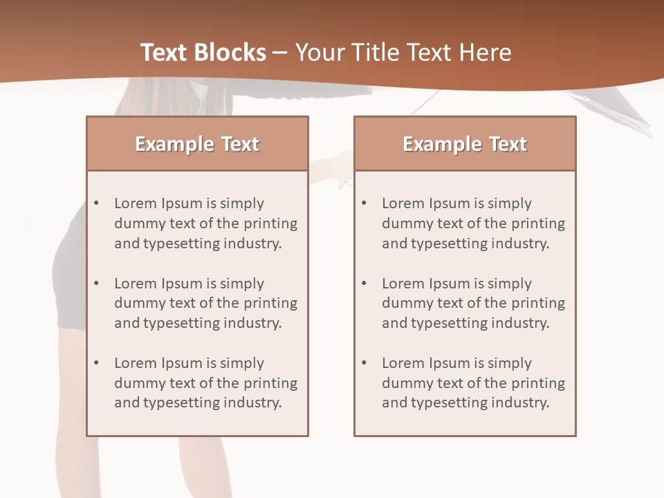 Punch White Cinnamon PowerPoint Template