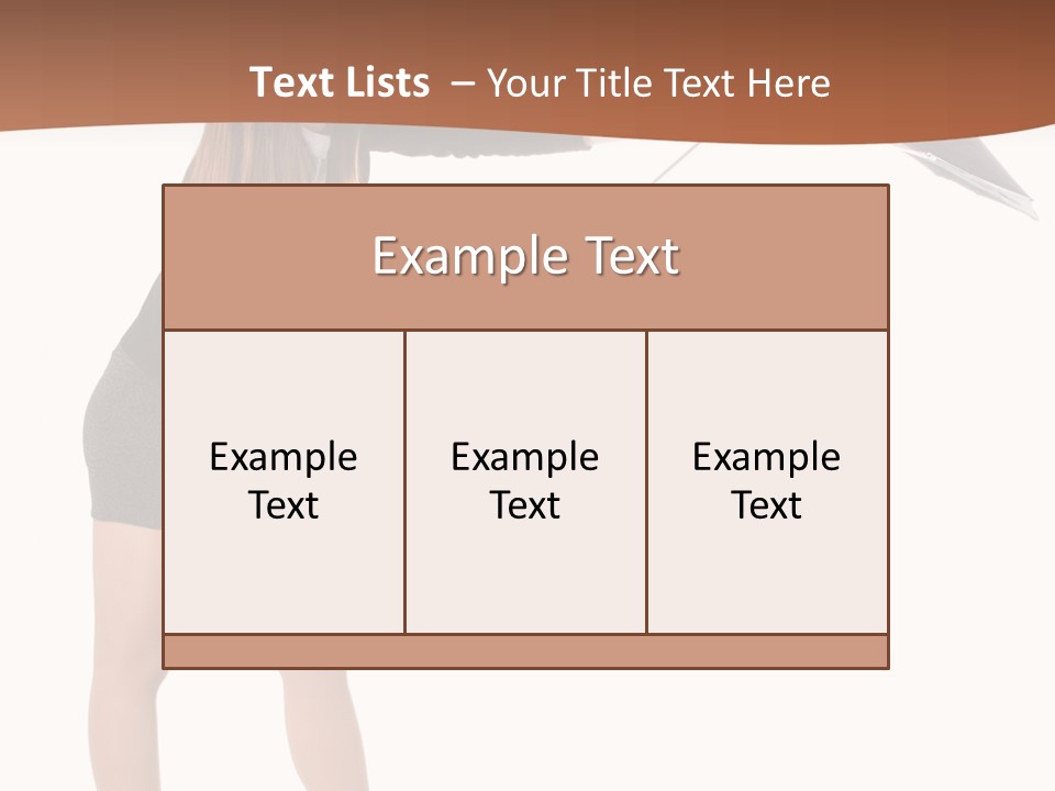 Punch White Cinnamon PowerPoint Template