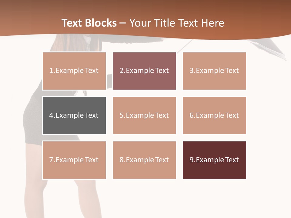 Punch White Cinnamon PowerPoint Template