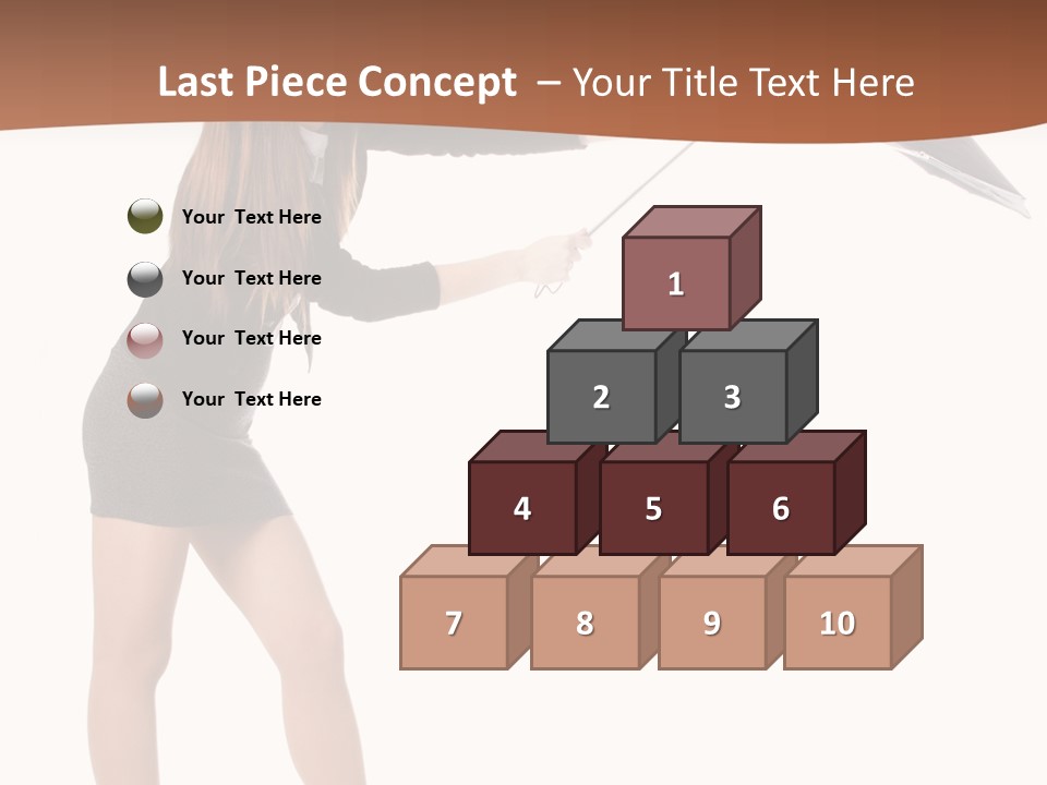 Punch White Cinnamon PowerPoint Template