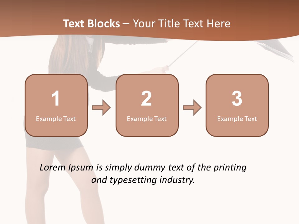 Punch White Cinnamon PowerPoint Template
