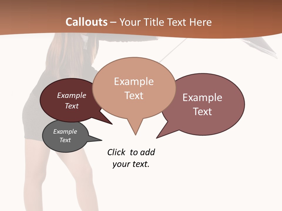 Punch White Cinnamon PowerPoint Template