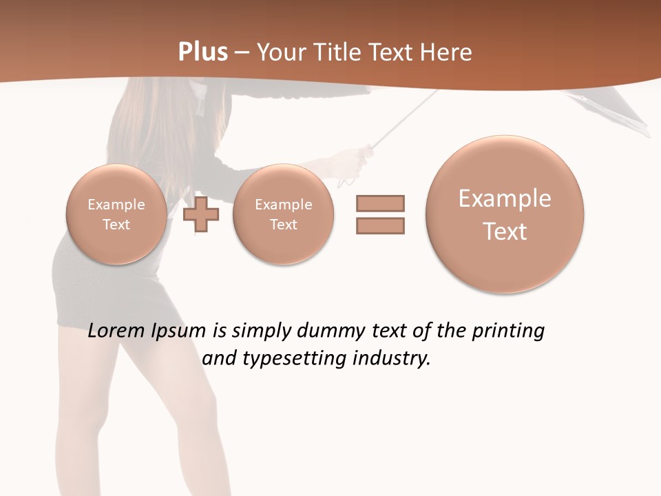 Punch White Cinnamon PowerPoint Template