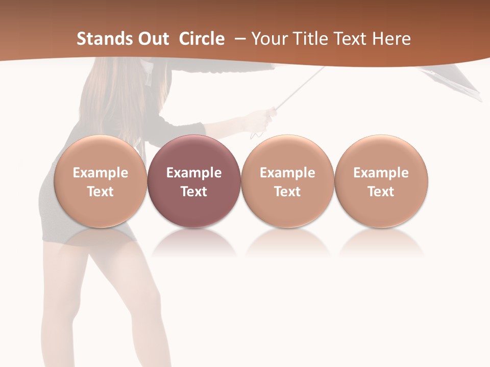 Punch White Cinnamon PowerPoint Template