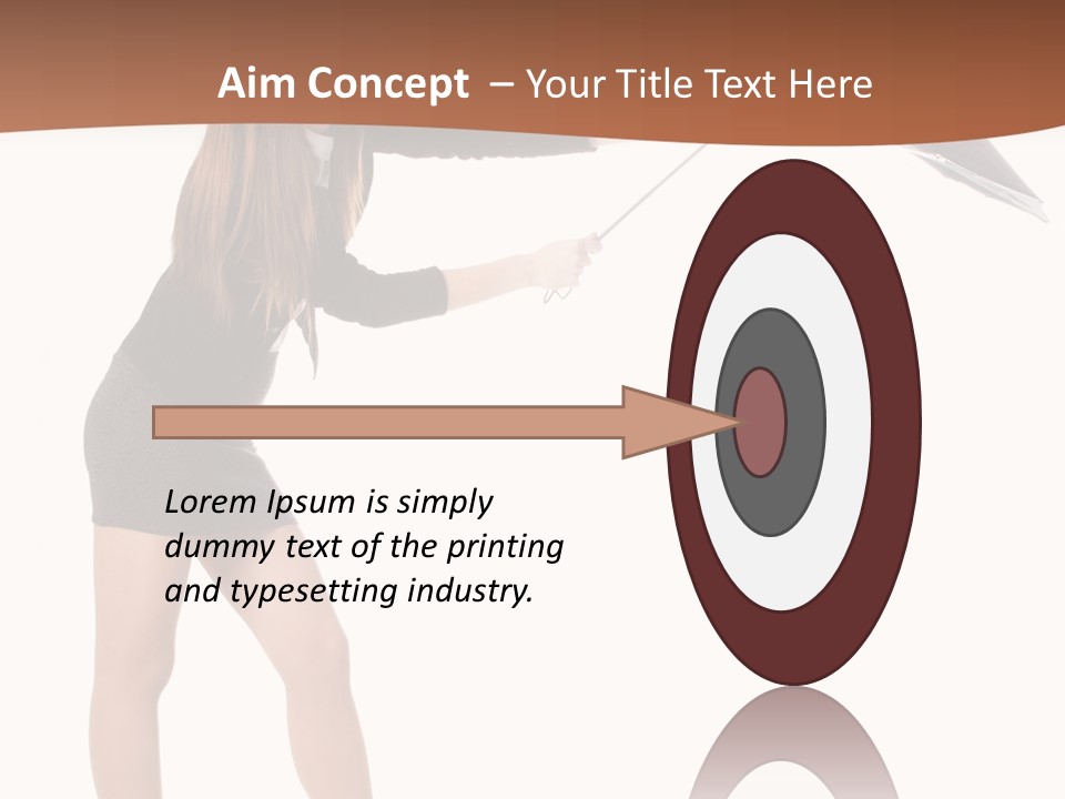 Punch White Cinnamon PowerPoint Template