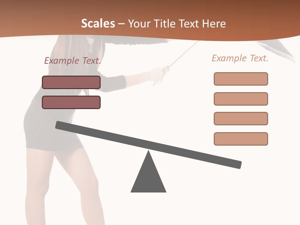 Punch White Cinnamon PowerPoint Template