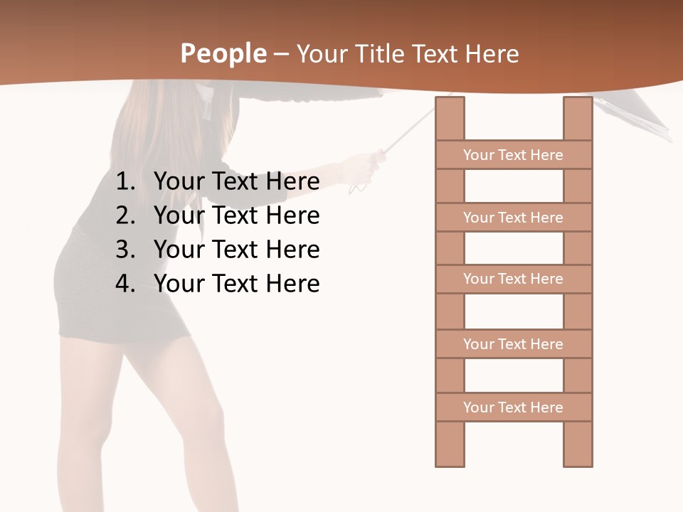 Punch White Cinnamon PowerPoint Template