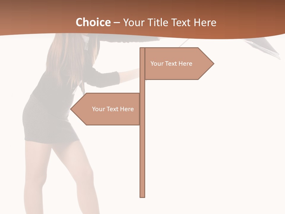 Punch White Cinnamon PowerPoint Template