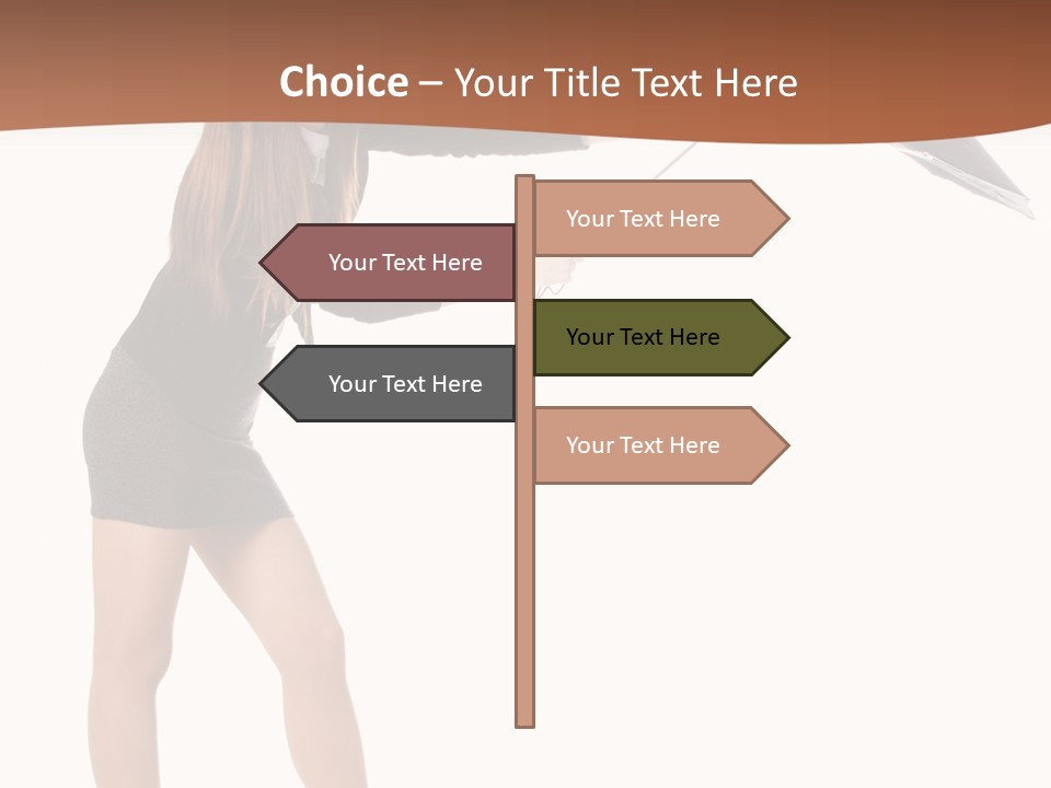 Punch White Cinnamon PowerPoint Template