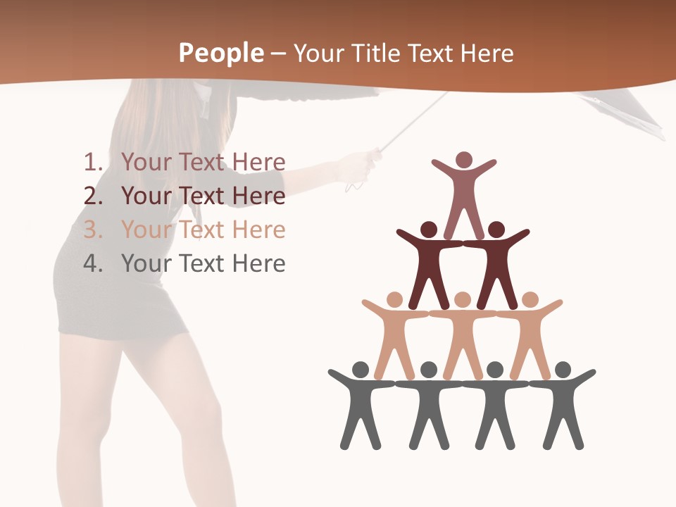 Punch White Cinnamon PowerPoint Template