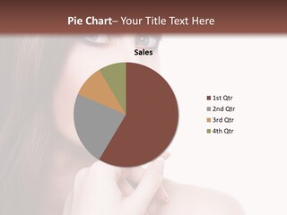 Makeup Beauty Caucasian PowerPoint Template