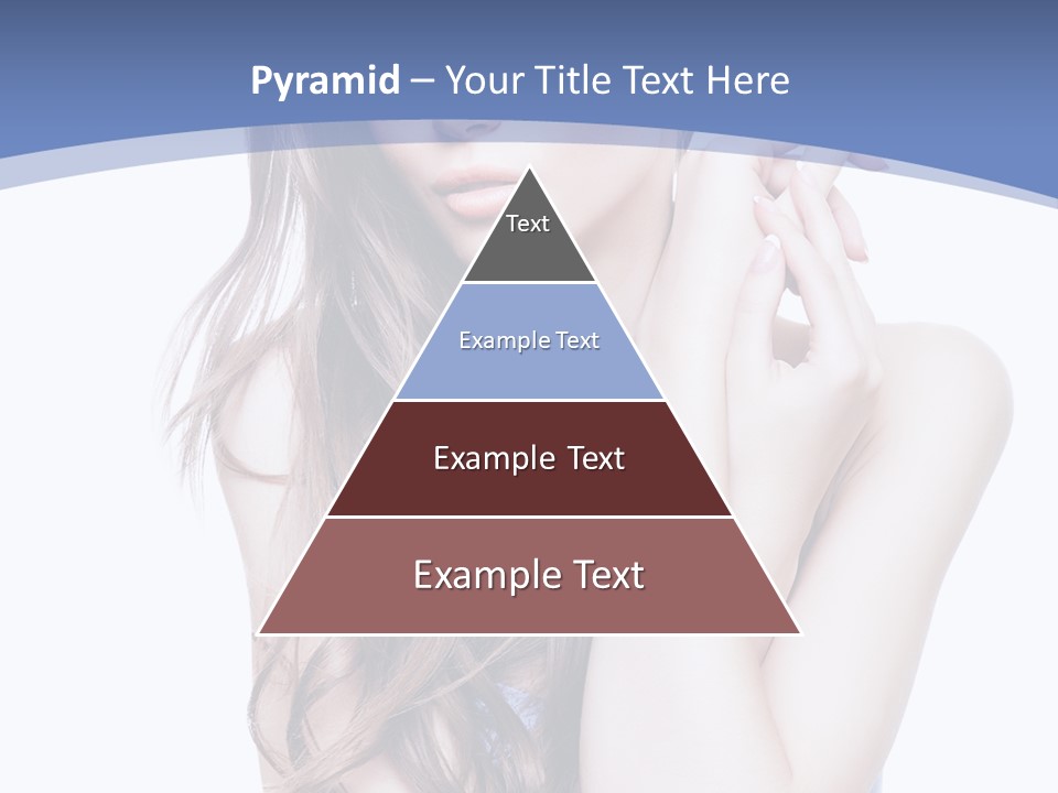 Look Eyes Hair PowerPoint Template