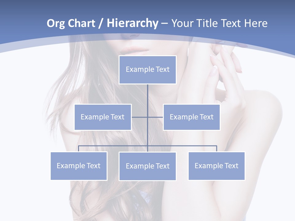 Look Eyes Hair PowerPoint Template