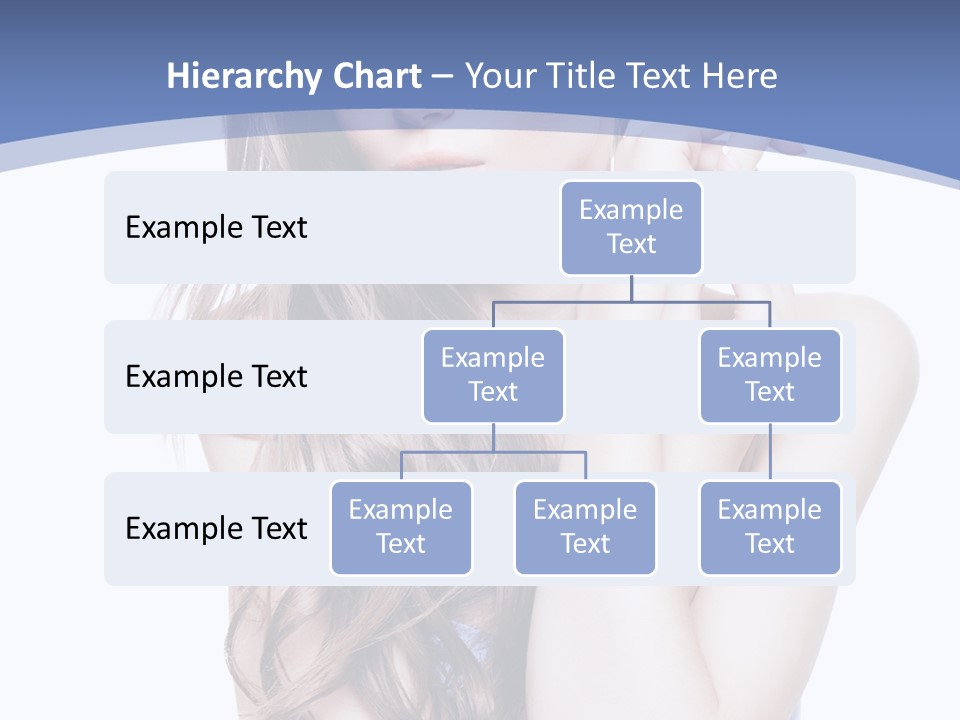 Look Eyes Hair PowerPoint Template