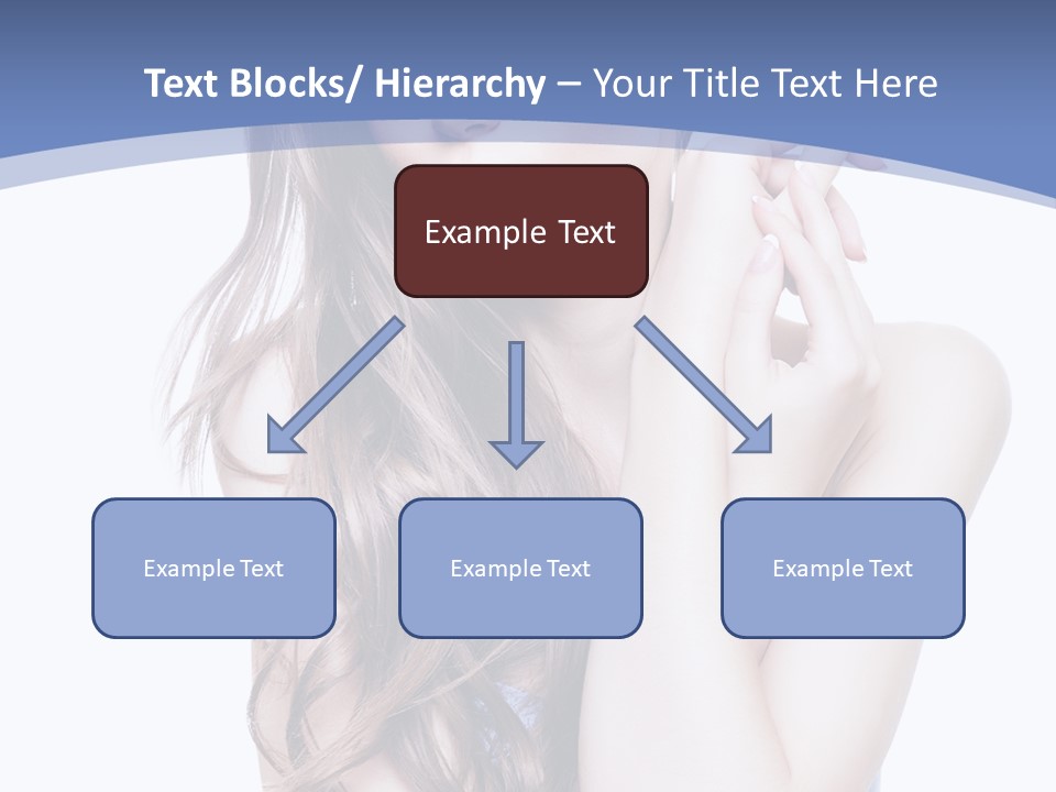 Look Eyes Hair PowerPoint Template