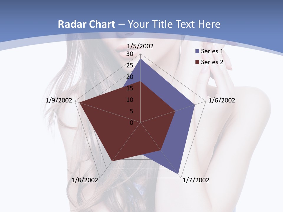 Look Eyes Hair PowerPoint Template