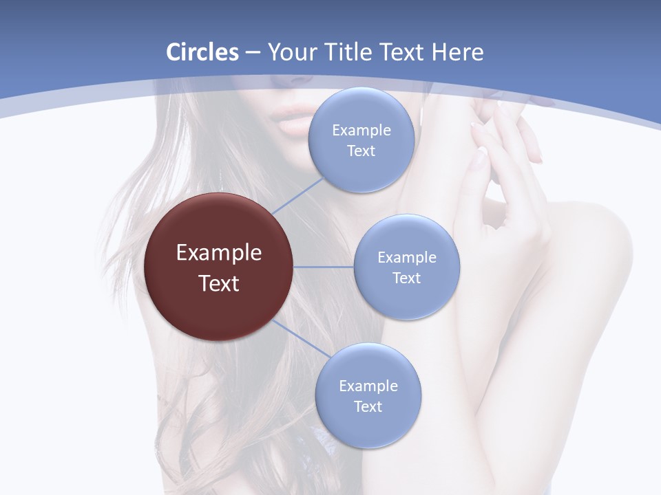 Look Eyes Hair PowerPoint Template