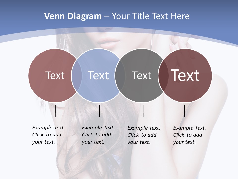 Look Eyes Hair PowerPoint Template