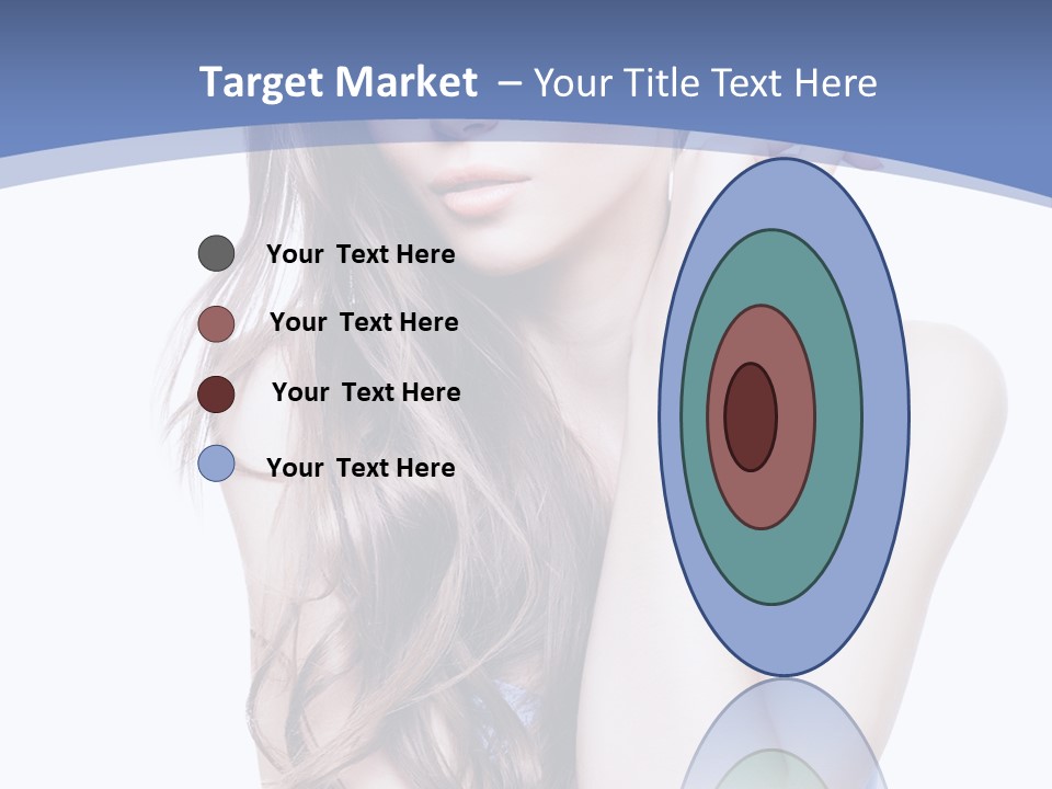 Look Eyes Hair PowerPoint Template